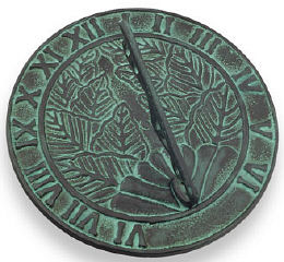 Foliage Aluminum Sundial