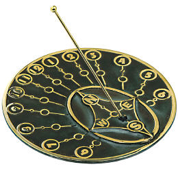 Brass Modern Times Sundial