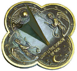 Brass Angel Sundial