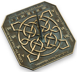 Brass Celtic Dreams Sundial