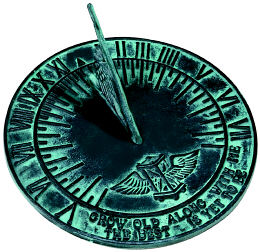 New Salem Cast Iron Sundial