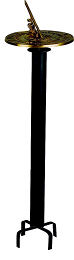 Black Classic Wrought Iron Pedestal Base