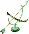 Polished Brass Armillary Sundial