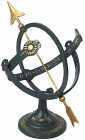 Cast Iron Armillary Sundial