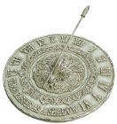 Time Passes Cast Resin Sundial