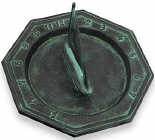 Sailboat Birdbath Aluminum Sundial