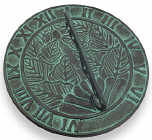 Foliage Aluminum Sundial