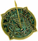 Brass Happiness Sundial