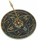Brass Rosette Sundial