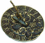 Brass Grapevine Sundial