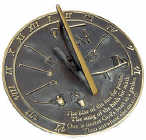 Brass Kiss Of The Sun Sundial