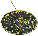 Brass Modern Times Sundial
