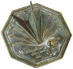 Brass Rose Sundial