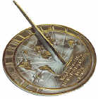 Brass Earth Sundial