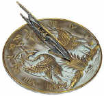 Brass Swan Sundial