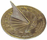 Brass Hourglass Sundial