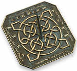 Brass Celtic Dreams Sundial