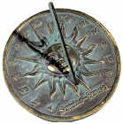 Brass Sunrise Sunset Dial