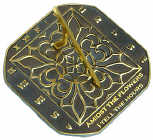 Brass Romanesque Sundial