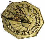 Brass Classic Octagonal Sundial