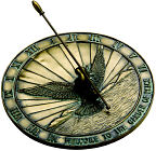 Peace Dove Cast Bronze Sundial