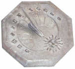 Mediterranean Cast Iron Sundial
