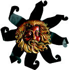 Wind God Wall Plaque