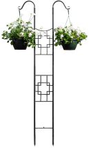 Achla FT26 SquareonSquares Double Pole Trellis