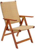 Achla OFC03 Poly Weave Folding Chair