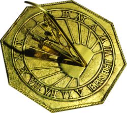 Rome 2390 Brass Classic Octagonal Sundial