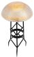 Achla Crackle Glass Toad Stools